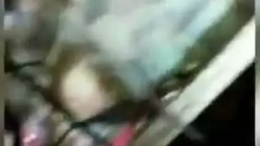 Shop staff lady showing boobs