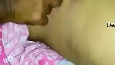Today Exclusive- Sexy Wife Boobs Pressing By Hubby