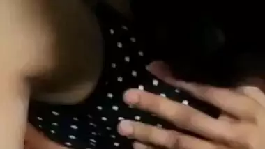 Indian lovers sex after boyfriend sucking boobs