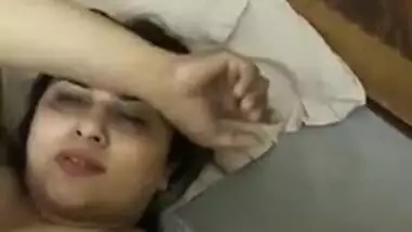 Chunky Desi wife with huge XXX tits is captured on camera by hubby