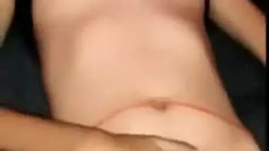 Sexy Desi XXX girl sucking dick and gets her hairy pussy fingered MMS