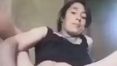 Pakistani porn of a Pashto lady masturbating with a brinjal