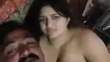 Busty Desi aunty nude with her husband’s friend