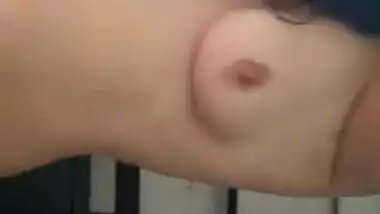 Trying not to get caught cheating on bf! Fucking his friend in other room!