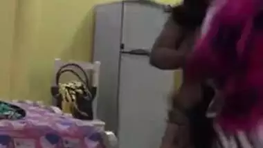 Drunk Desi bitch dances all naked shaking her big XXX tits and booty