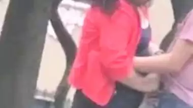 Indian Girl Giving A Public Handjob