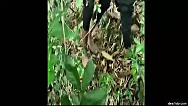 Indian College Student with Classmate in Jungle Mms Desi Sex Outdoors Girl Sex