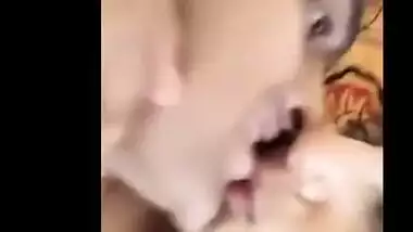 Boy and lover kissing