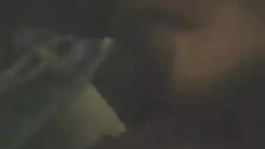 British Indian wife gives sexy strip. cum on tits