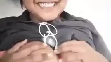 Desi chick prepared to expose huge XXX natural breasts on camera