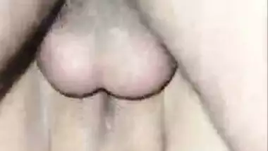 Indian girlfriend in doggy style hardcore sex