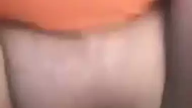 Desi Dehati wife showing off her amazing fat pussy on selfie cam