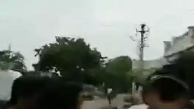 Dance on road