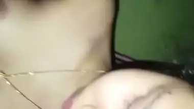 New wife sucking dick of husband at night viral MMS