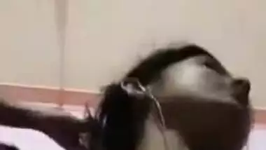 Desi girl showing boobs on movie call with her lover
