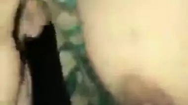 Gf boobs pressed hard by lover