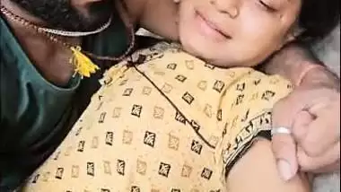 Horny village couple sex on rooftop with oral sex