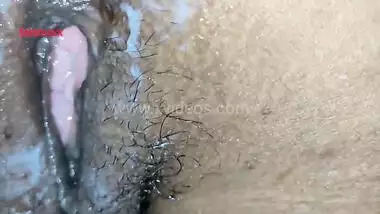 XXX lesson of nerdy Desi coed and teacher ends with pussy creampie