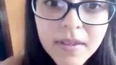 Desi geek teen stripping for her boyfriend