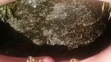 New! Desi Bhabhi Milf Masturbating Near Spring Up To Squirting Fountain Orgasm