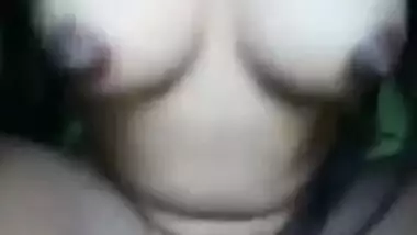 Pretty Desi village girl rides friend's hard XXX fuckstick at home