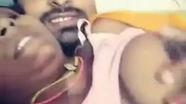 Indian uncovers her full XXX tits for sex partner who touches them