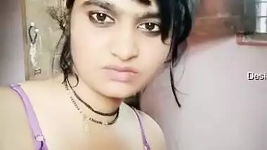 Whorish Indian wife flashes pussy and next step is to show tits