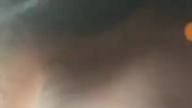 Lonely Desi girl pussy fingering video call with her bf