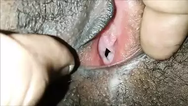Indian girl has XXX fun spreading pussy lips to demonstrate cum