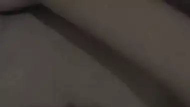 Girlfriend showing asshole and fingering video making