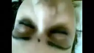 Indian chick deepthroating huge cock