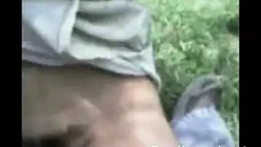 Indian village outdoor sex episode discharged by this horny pair