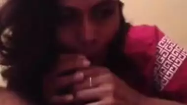 College girl sucks dick of her professor on cam