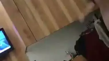 Two college girls enjoy lesbian sex before their lovers