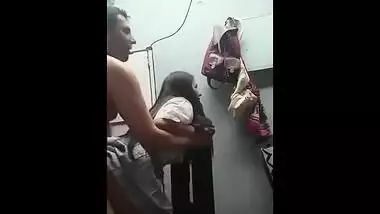 Quick sex with juicy sali