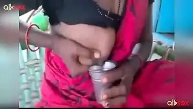 Vegan craves milkshake and the Desi wife extracts it from nipples