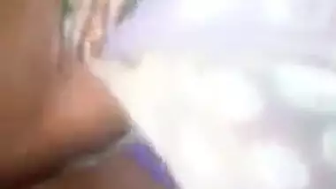 Desi village wife fucking with hubby take her blue white saree