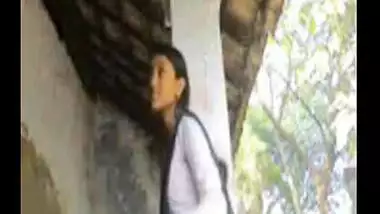 Indian outdoor sex clip of village girl in uniform