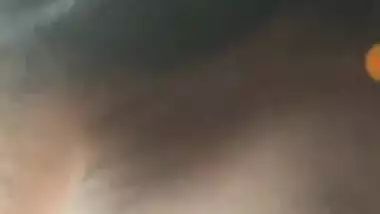 Horny bangla girl showing her boobs and pussy fingering on video cal