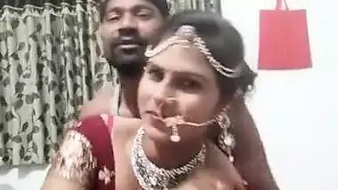 Suhagraat bhabhi smooch boob press