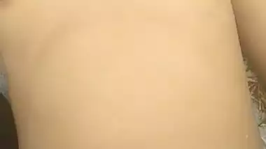 Cute nepali girl outdoor