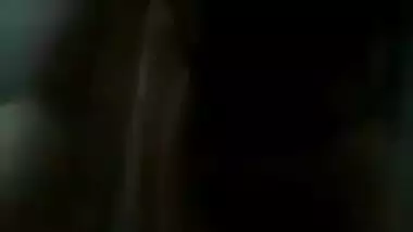 Shy girl making video for lover