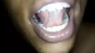 Indian Aunty Giving A Nice Blowjob