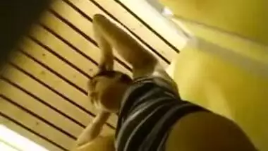 Worker set era to spy on Desi mom getting naked in the cabin