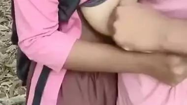 Desi collage lover fun outdoor