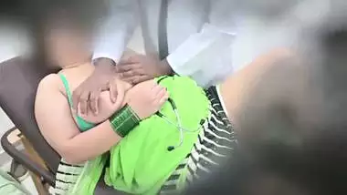 Doctor checking aunty big boobs and fingering pussy