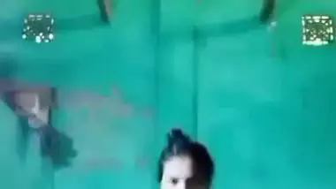 Girlfriend dress change and nude show for lover