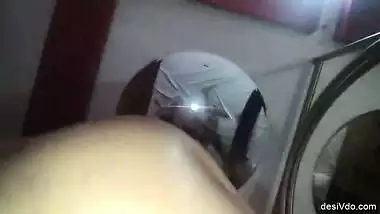 Sexy Thick gf superb balls deep standfuck