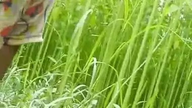 Dehati Gf sucking dick outdoor video scandal