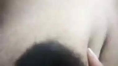Telugu girl showing her dark nipple boobs